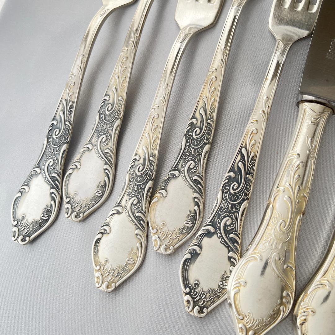 【ドイツ】ディナーセット 15本【シルバープレート】