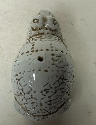 ■観心時代旧蔵■珍品朝鮮 高麗磁 朝鮮古陶磁器 古高麗 李朝時代 高麗白磁亀水滴