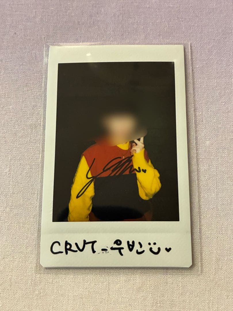 CRAVITY 直筆 サイン入り ポラロイド チェキ ウビン woobin ②