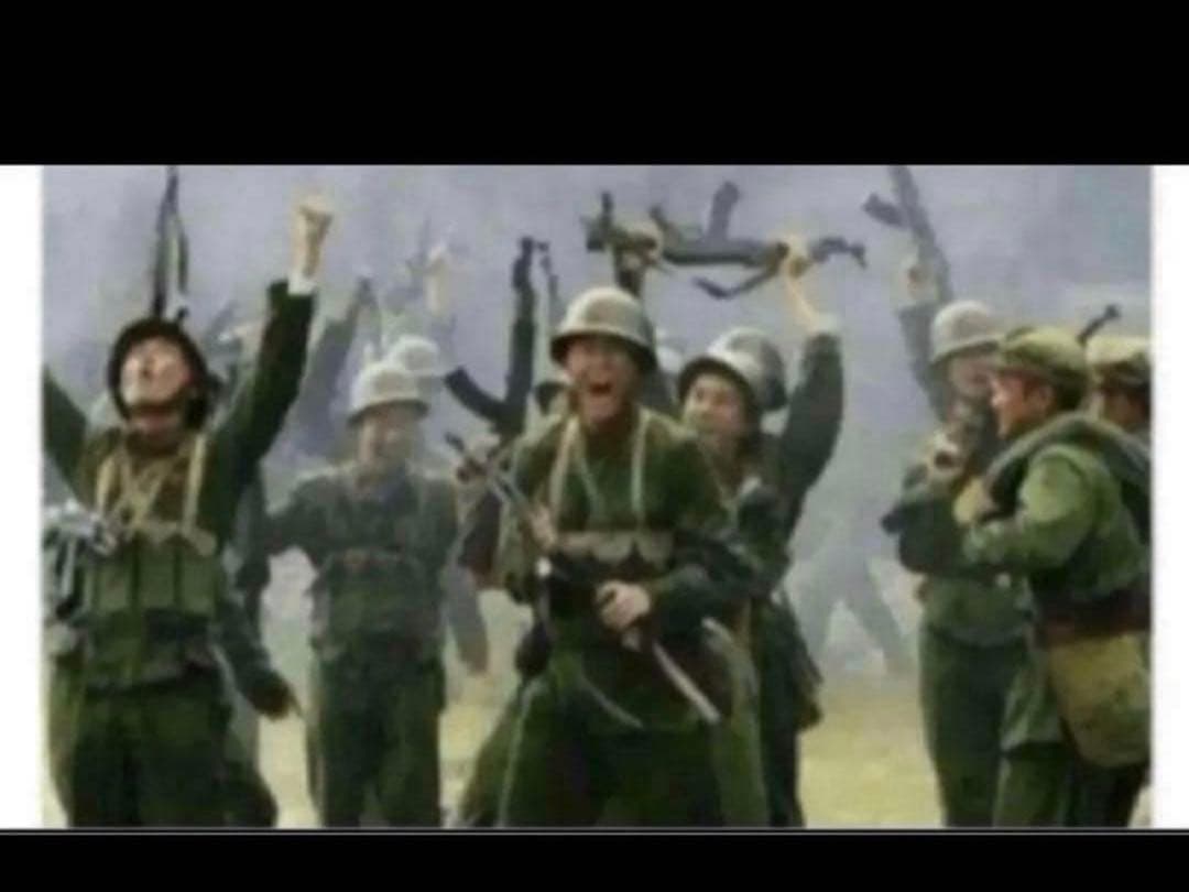 新品官給本物ベトナム戦争65式中国人民解放軍戦闘服上下帽子人民鞄 1セット