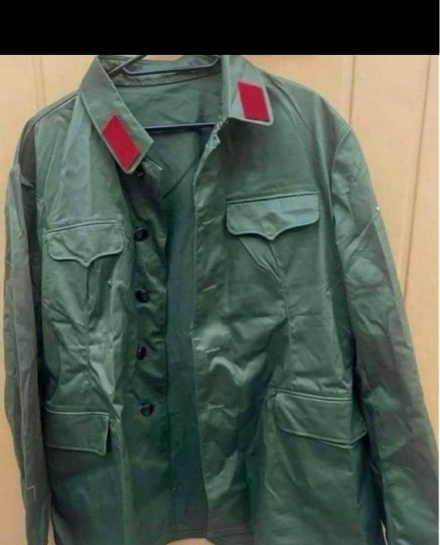 新品官給本物ベトナム戦争65式中国人民解放軍戦闘服上下帽子人民鞄 1セット