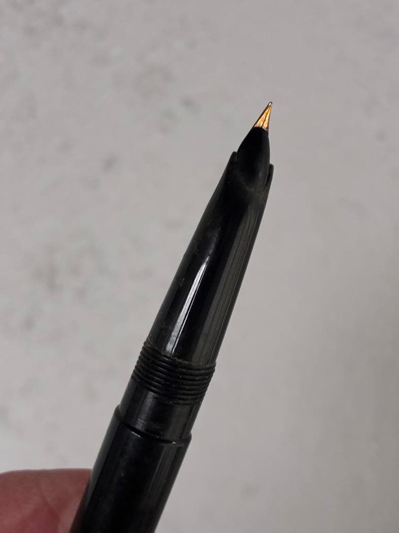 スライダー万年筆　レトロ　14金