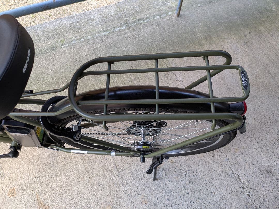 電動アシスト自転車 シティタイプ マットグリーン