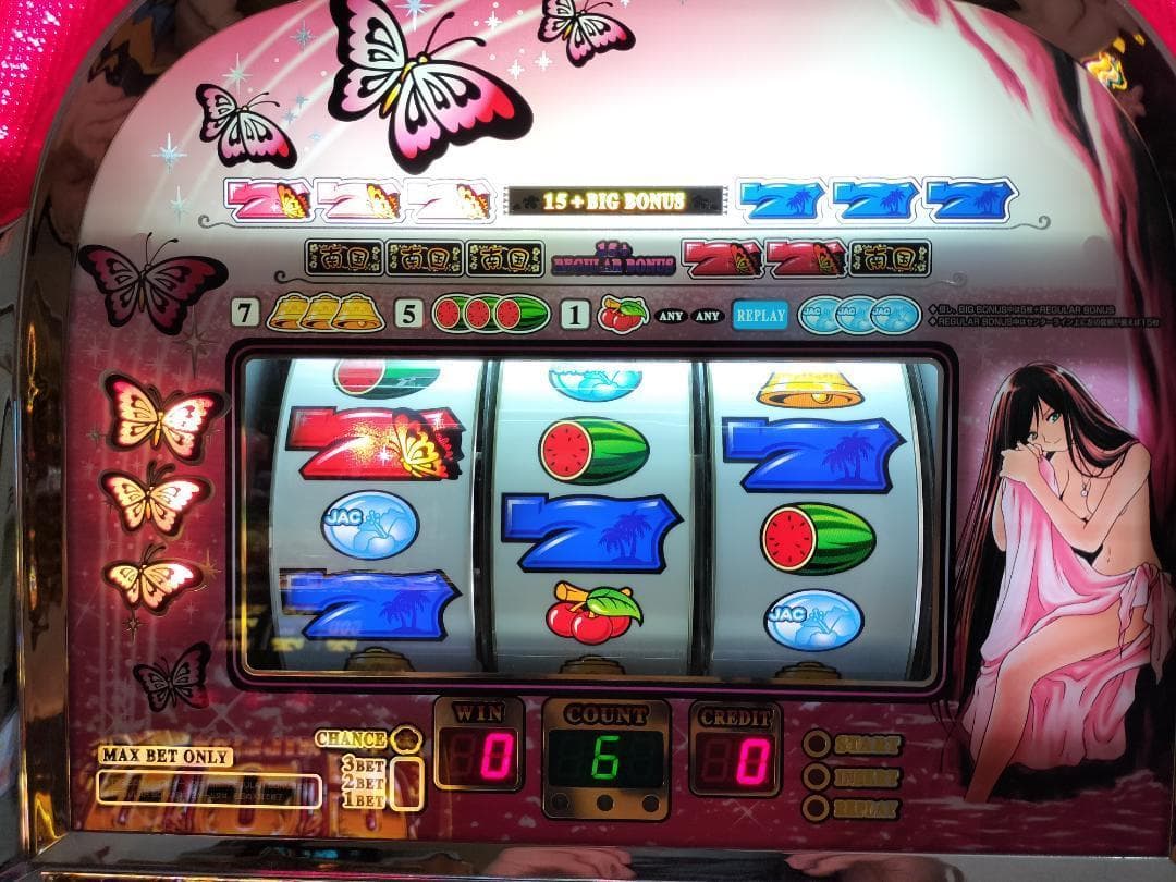 パチスロ実機】オリンピア★南国育ち25【オートプレイ付不要機付】人気台