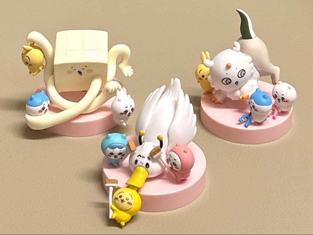 ちいかわフレンズ２,３,４／討伐シーンフィギュア／ソフビフィギュア　まとめ売り