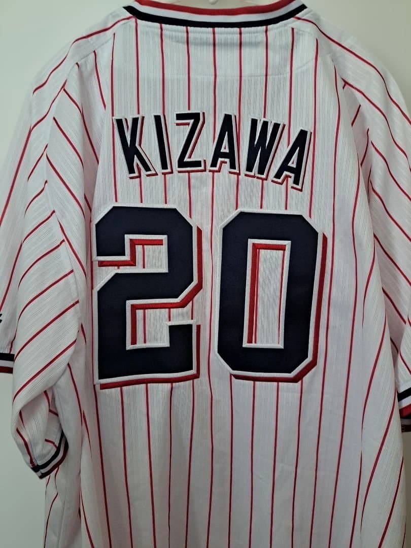 値下げ不可ヤクルト木澤尚文20 優勝ワッペンユニフォームXL