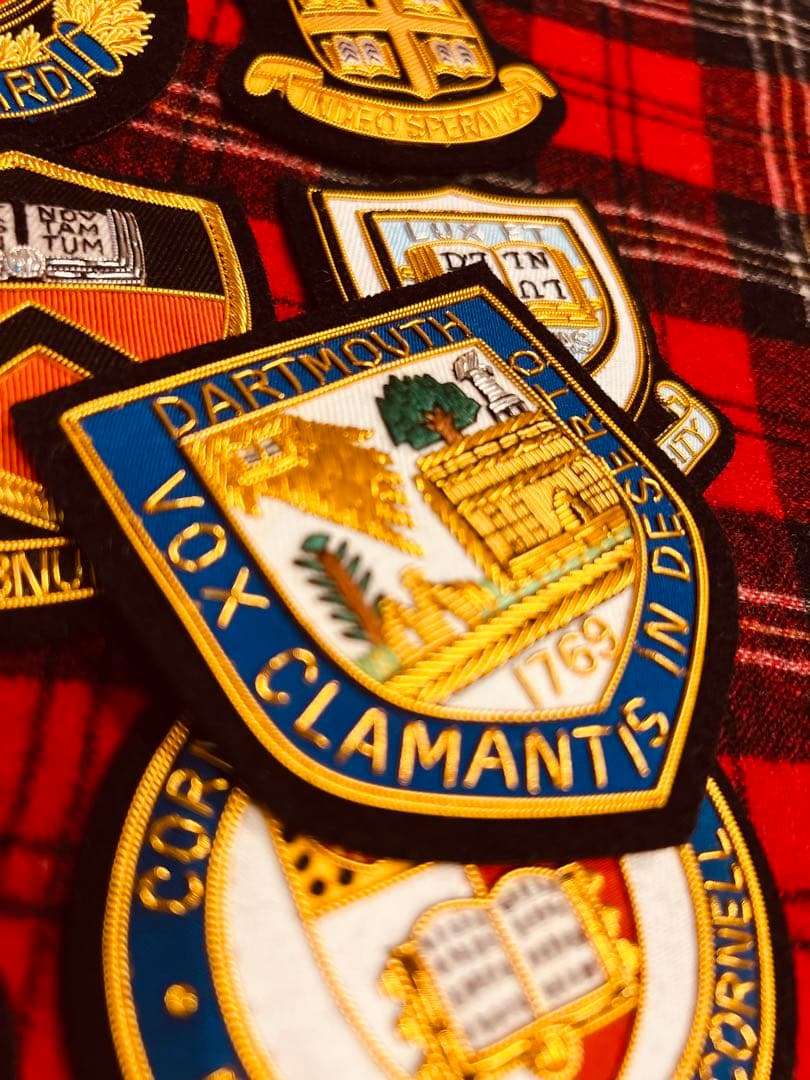 アイビーリーグ校章アメリカ東部8大学ダートマス大学ブレザーエンブレム大変貴重