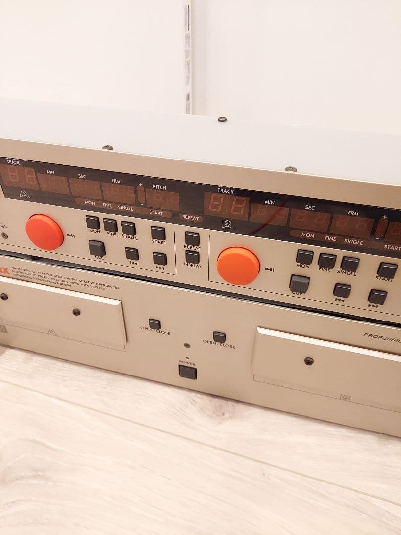 90s Vestax CDX25 DJミックスCDプレイヤーコントローラーセット