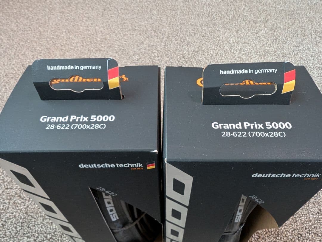 新品未使用 コンチネンタル GP5000 28c クリンチャー 2本セット