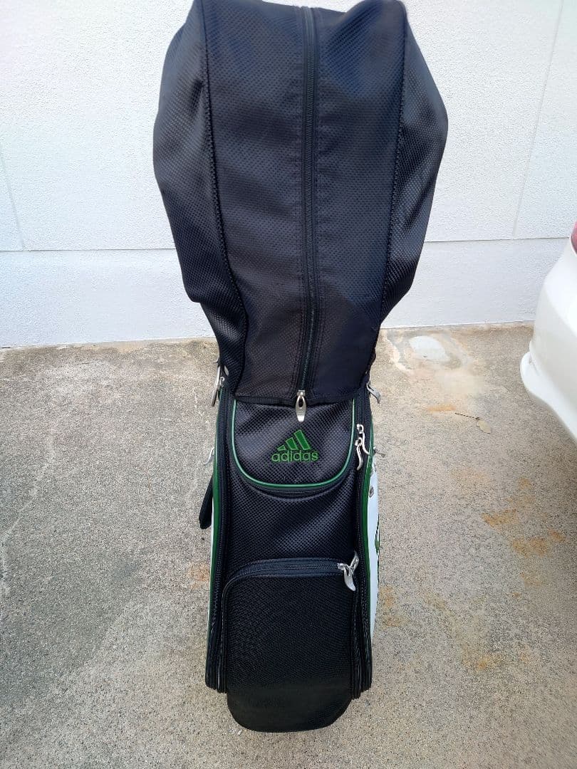 adidas キャディバッグ 黒・緑