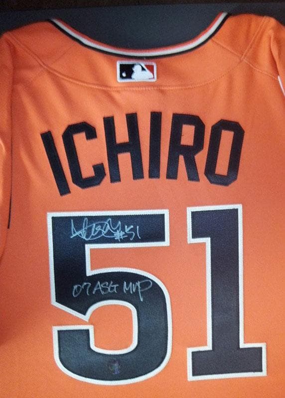 イチロー直筆サイン入り 2007年MLB ALL-STAR JERSEY MVP