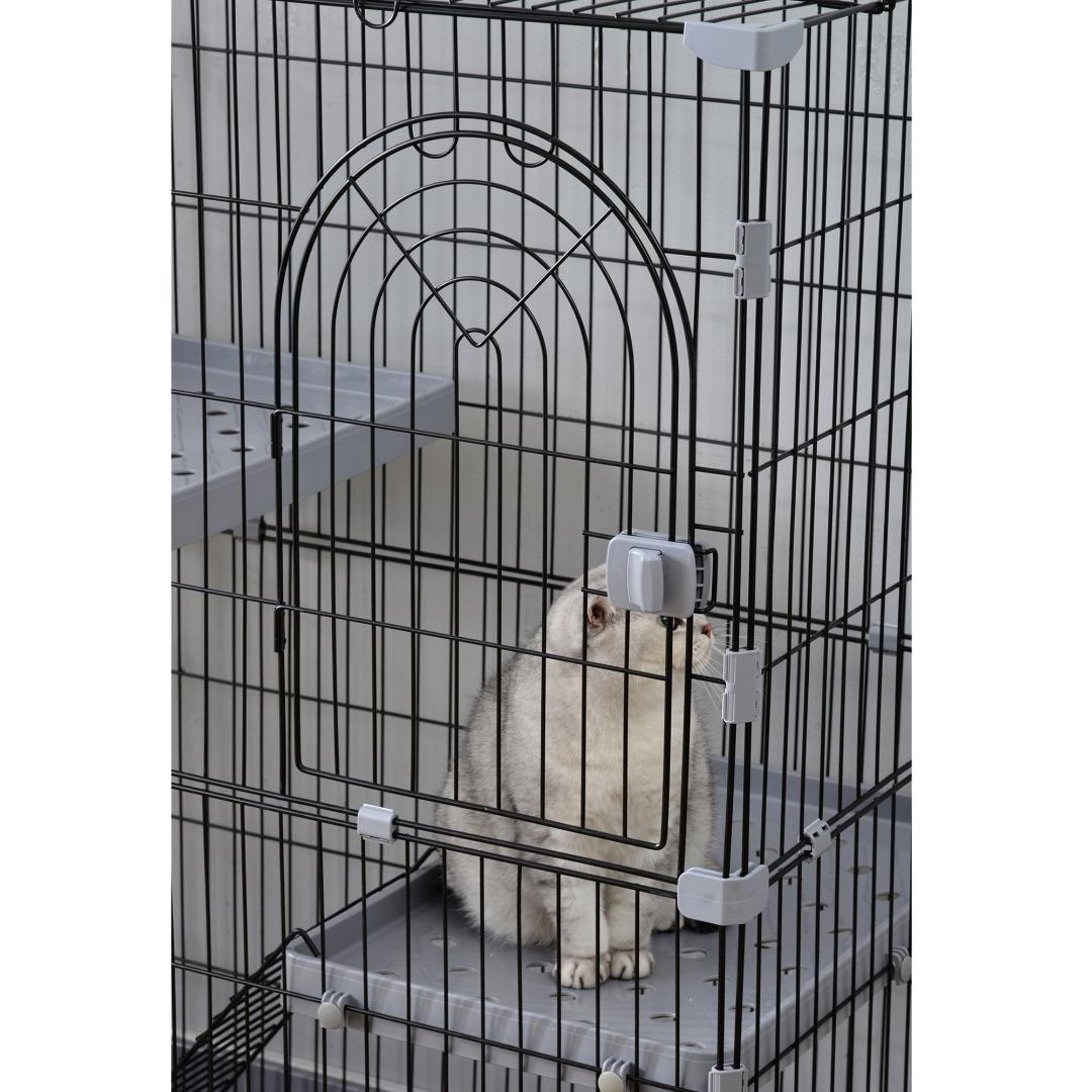 おしゃれ 猫 ケージ キャットケージ 2段 猫ゲージ キャットハウス 多段