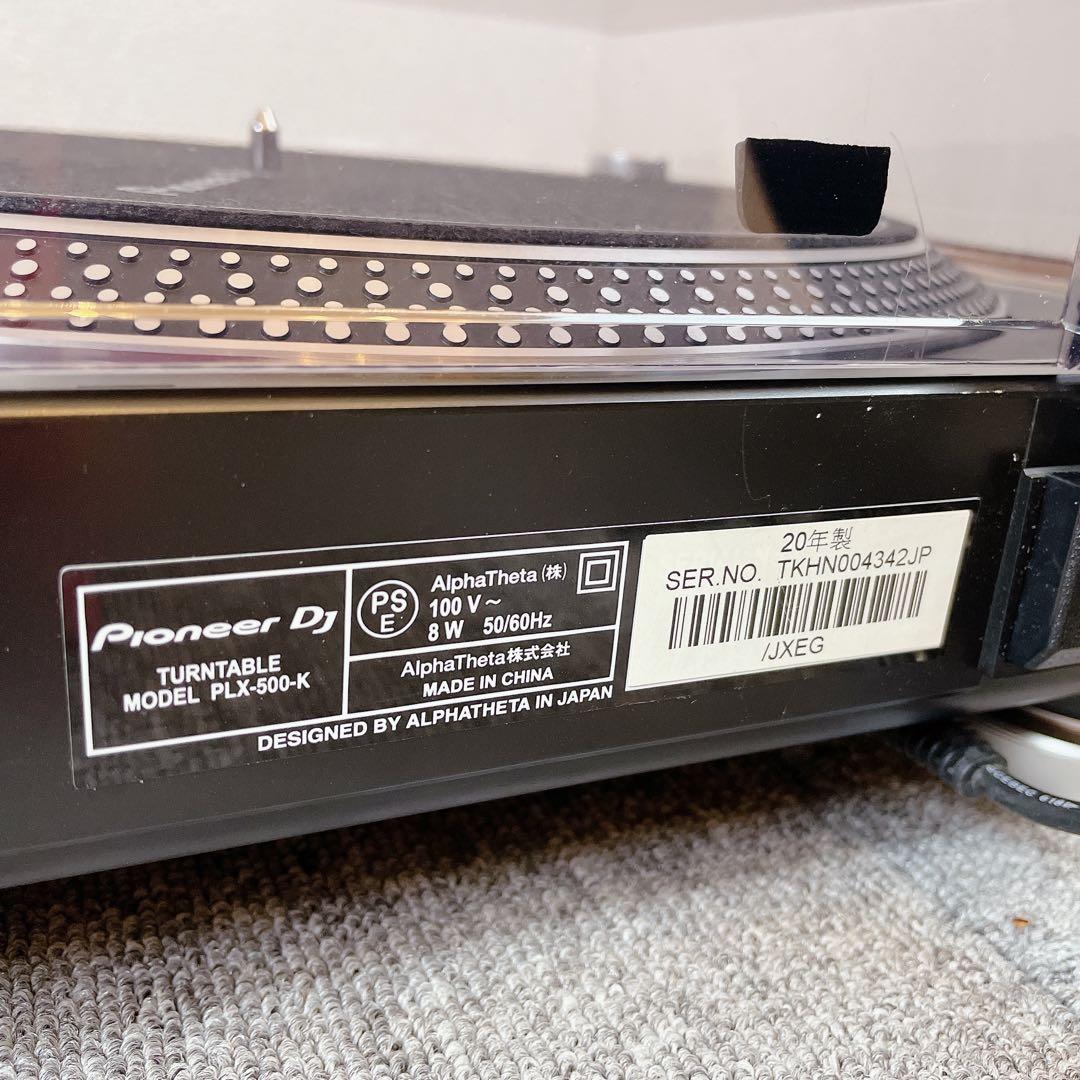 Pioneer パイオニア DJ plx-500-k ターンテーブル