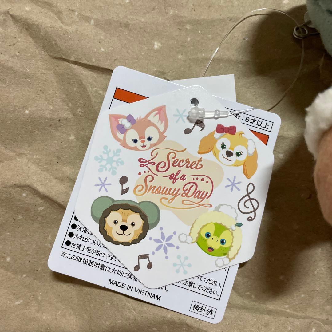 ディズニー　リゾート　ダッフィー　ぬいぐるみバッジ