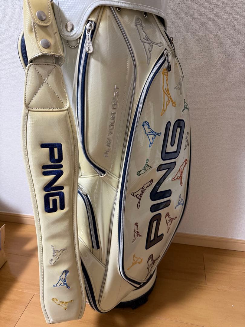 ⭐︎【レア】Mr.Ping キャディバッグ ホワイト