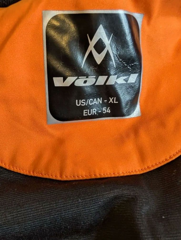 volkl スキーメンズジャケットXLオレンジ