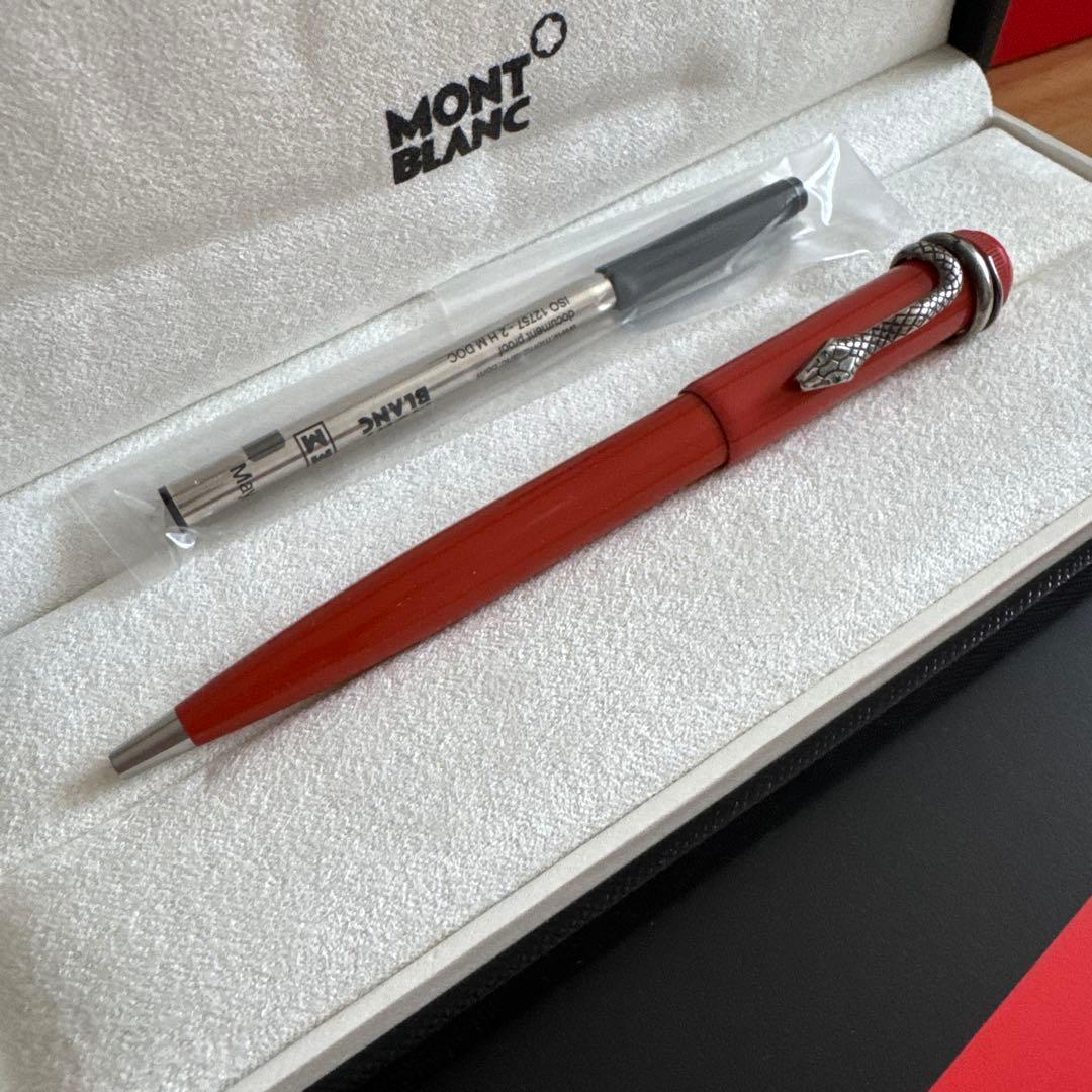 即購入OK 極美品 モンブラン ヘリテイジ コレクション ボールペン 蛇