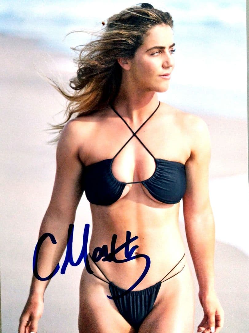 キャロライン・マークス直筆サイン入り2Lサイズ写真…