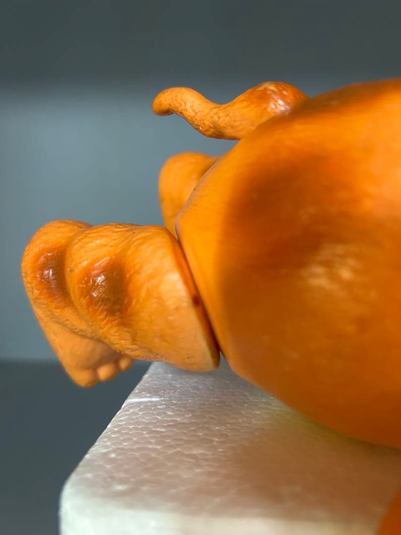 マルサン怪獣ブースカ　オレンジ成型　王冠　珍色銀塗装