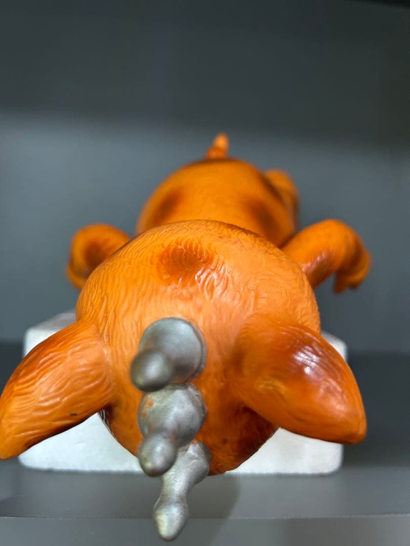 マルサン怪獣ブースカ　オレンジ成型　王冠　珍色銀塗装