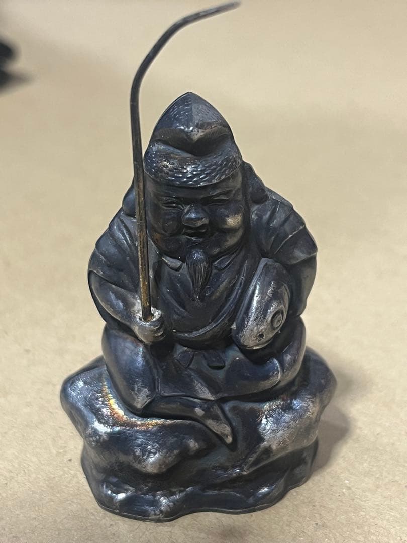純銀製　恵比寿様