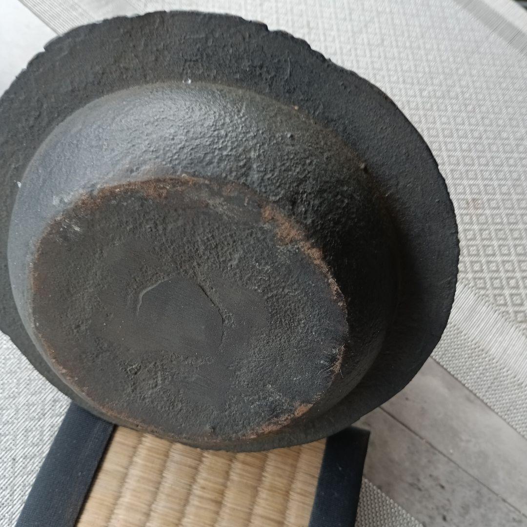 鋳鉄製 山水風景 鉄瓶