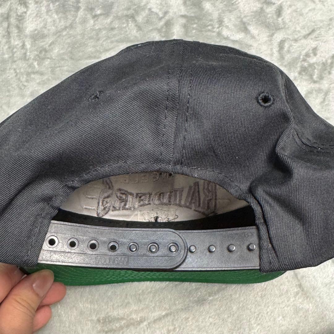 80s LOS ANGELES RAIDERS キャップ つば裏緑 レイダース