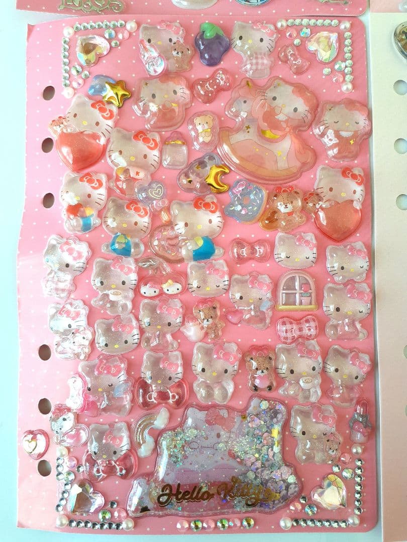 シール帳 完成品 ボンボンドロップシール キティ バインダー 正規品