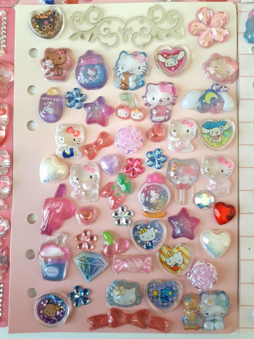 シール帳 完成品 ボンボンドロップシール キティ バインダー 正規品