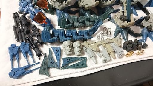 【希少パーツ】ゾイド サラマンダー 3体分まとめ売り ジャンクパーツセット