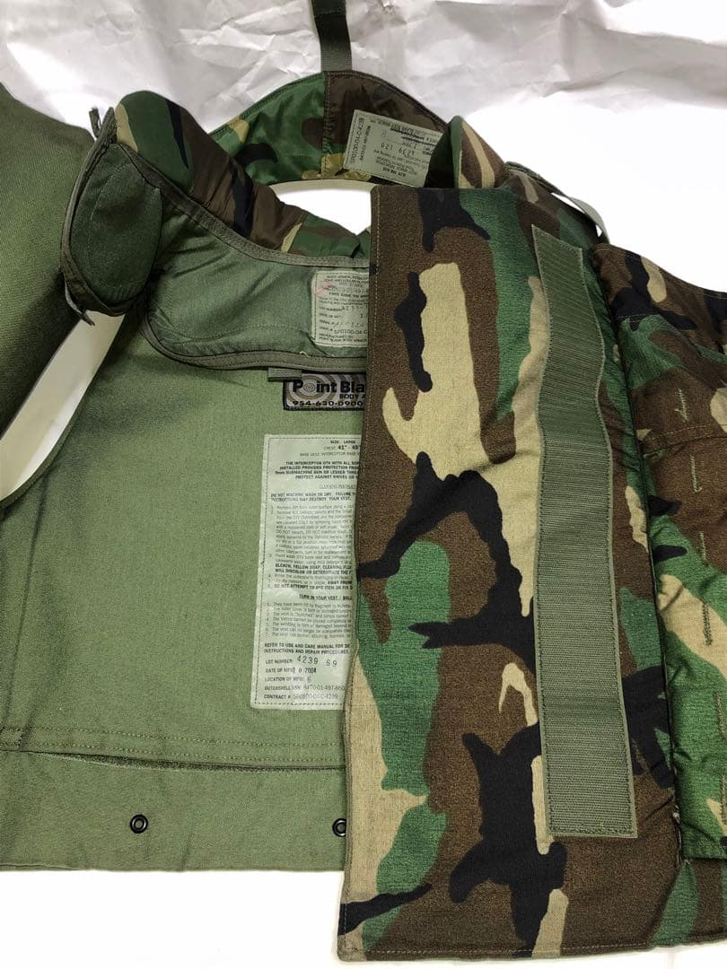 本物　インターセプターボディアーマー　OTV 防災　護身　お宝　米軍実物　防弾