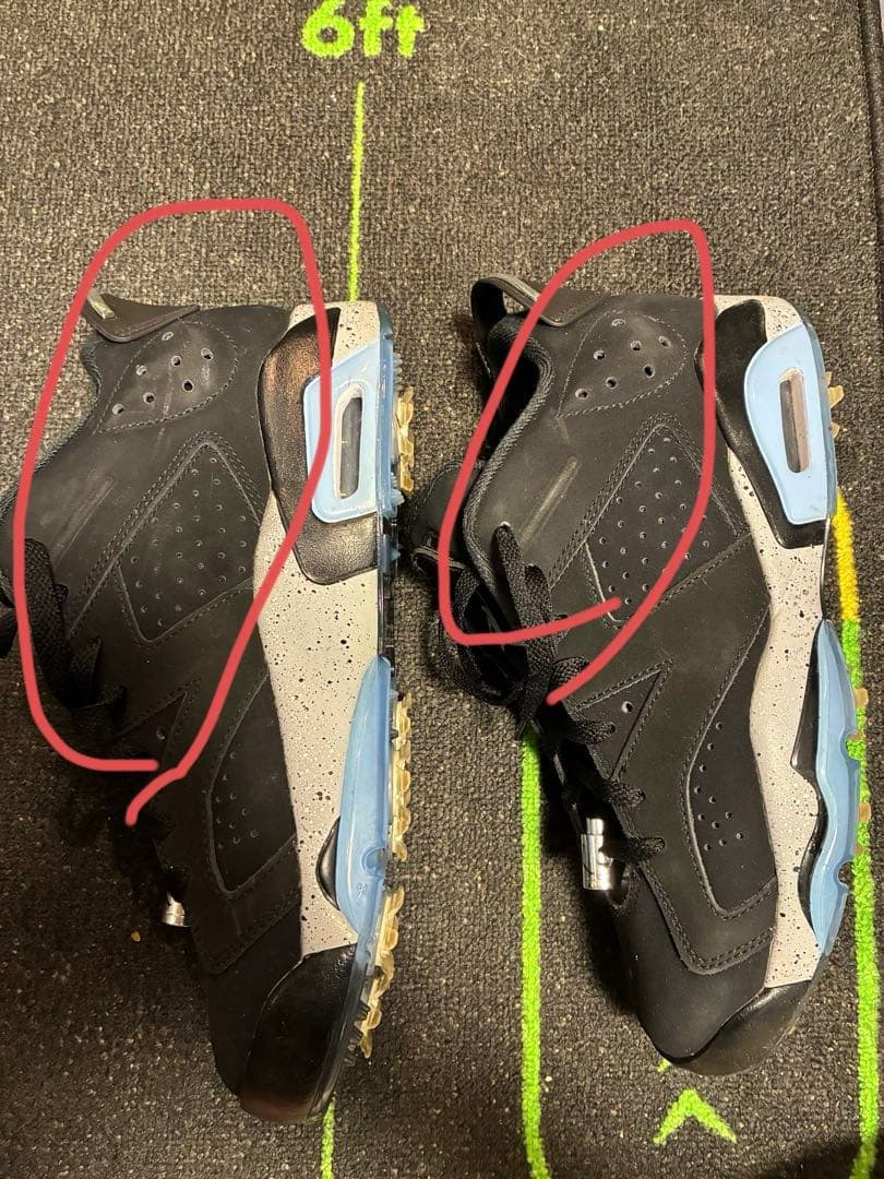 シューズ(男性用) NIKE AIR JORDAN 6 LOW GOLF \"Chrome\"