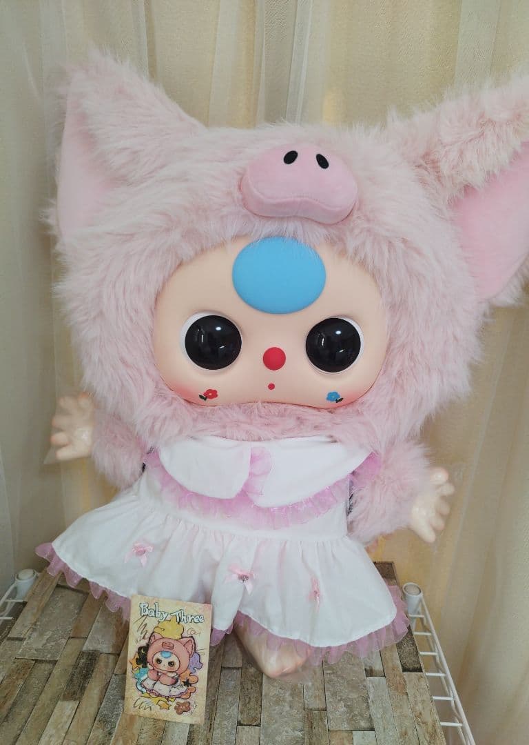 Y*格様 babythree 1000％ ぬいぐるみ　ブタちゃん