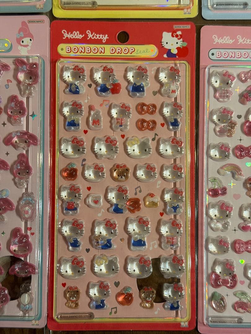 【正規品】ボンボンドロップシール サンリオ 第1弾 8点セット まとめ売り