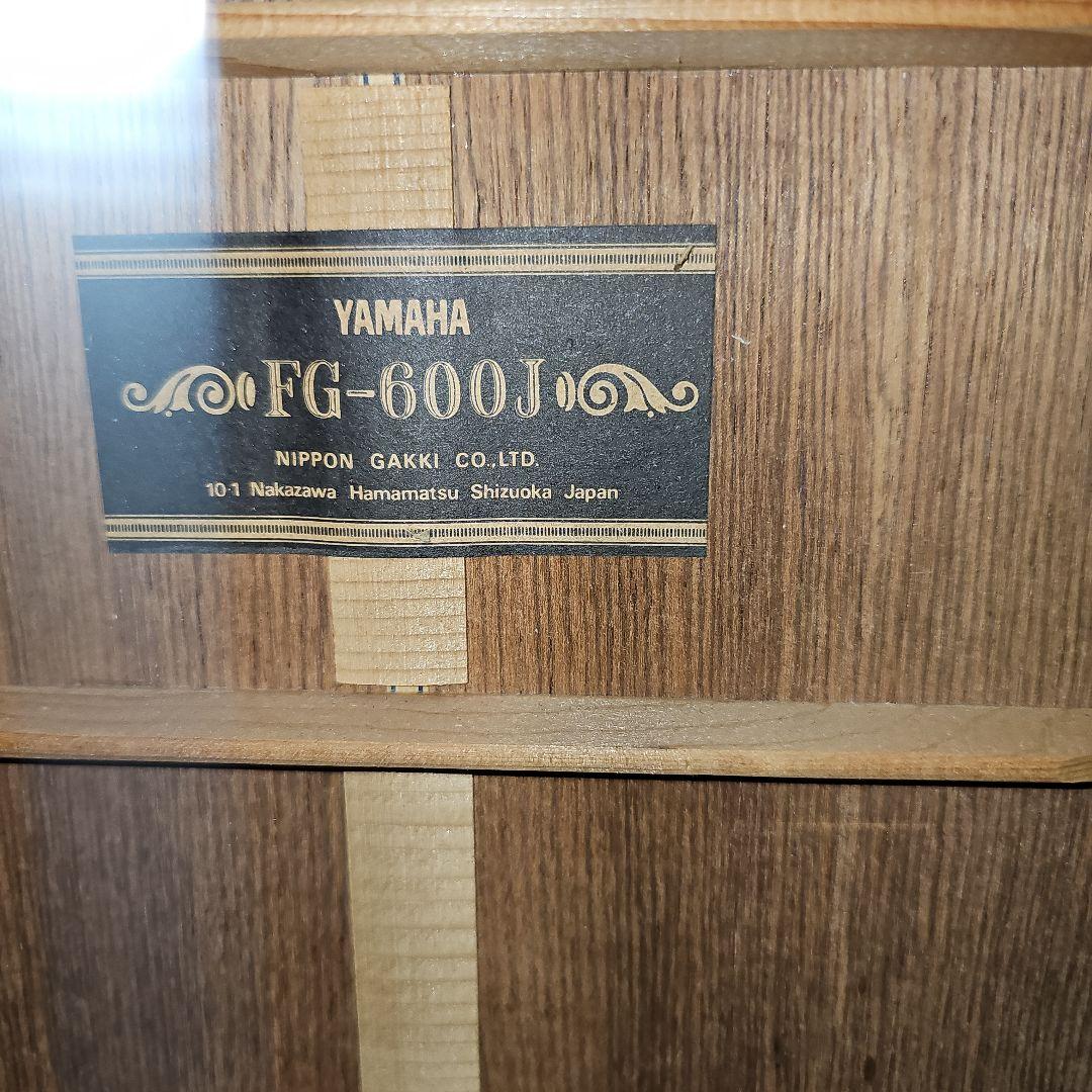YAMAHA.FG-600黒Jラベル希少！ 純正ハードケース付き
