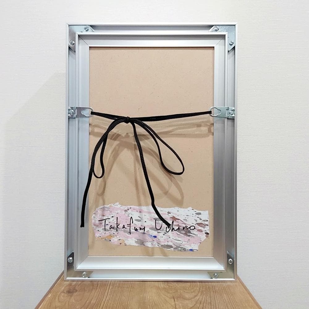 内野隆文　抽象画　M3号　絵画　キャンバス　アクリル　現代美術　額縁