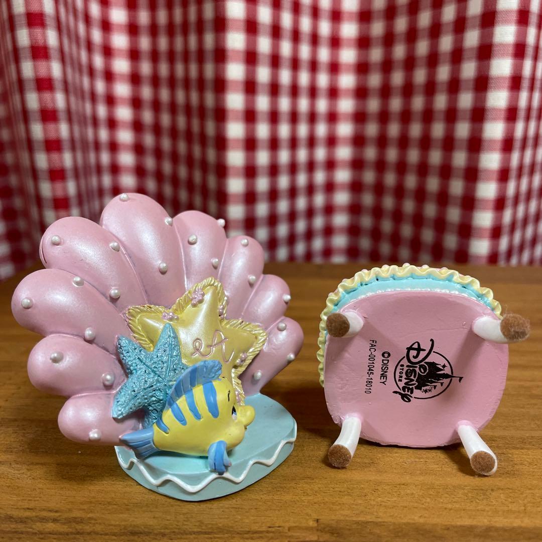 ディズニー　リトルマーメイド　アリエル　フランダー　ジュエリーケース 陶器製