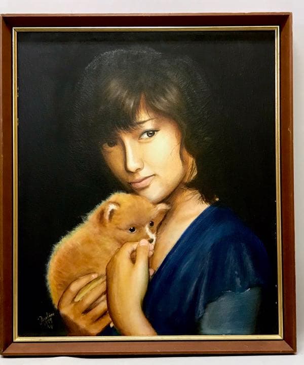 グラッシ技法(中世ルネサンス絵画様式)による油彩画  1979年　大幅値下げ