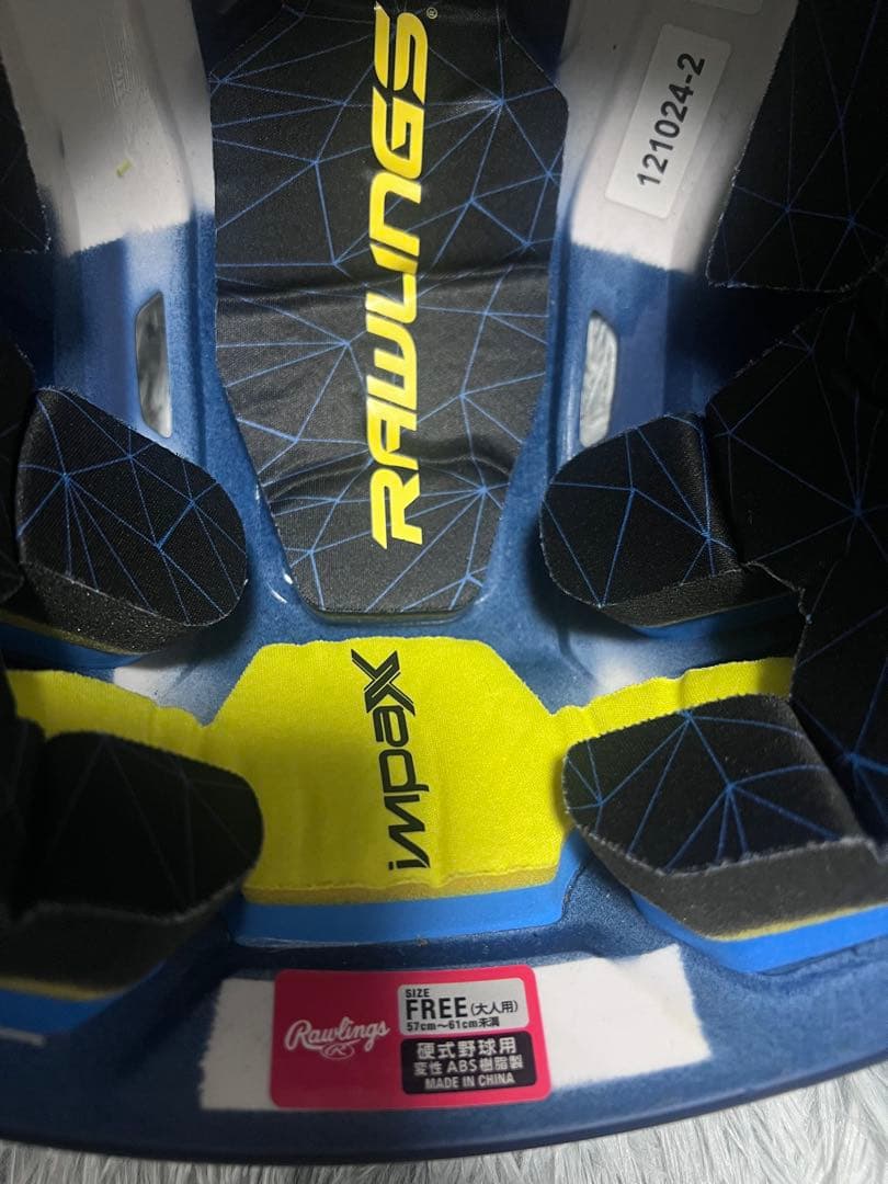 ローリングス 硬式用ヘルメット フリーサイズ 右打者用