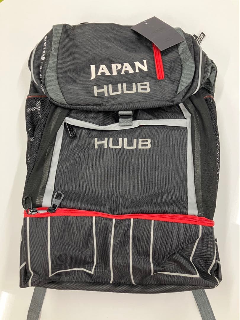 HUUB トランジションバックパック 黒/赤