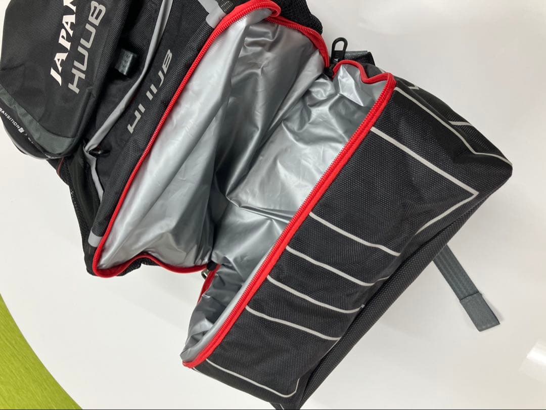 HUUB トランジションバックパック 黒/赤