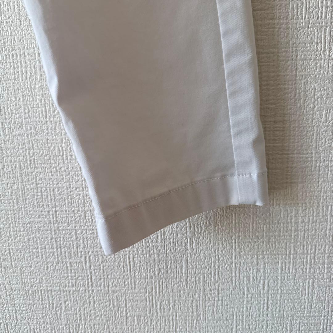 美品　パーリーゲイツ　パンツ　白　ホワイト　M〜L相当　ストレッチ素材　4