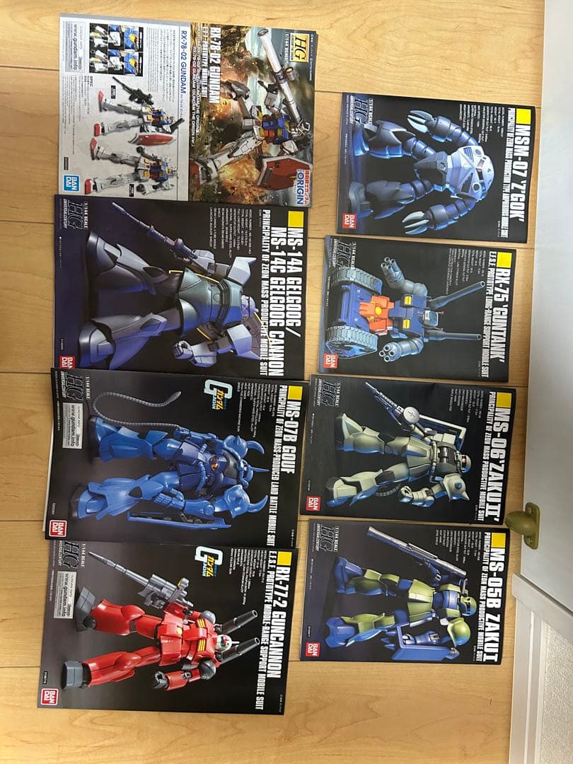 hgガンダム　ガンプラ 8体セット 完成品