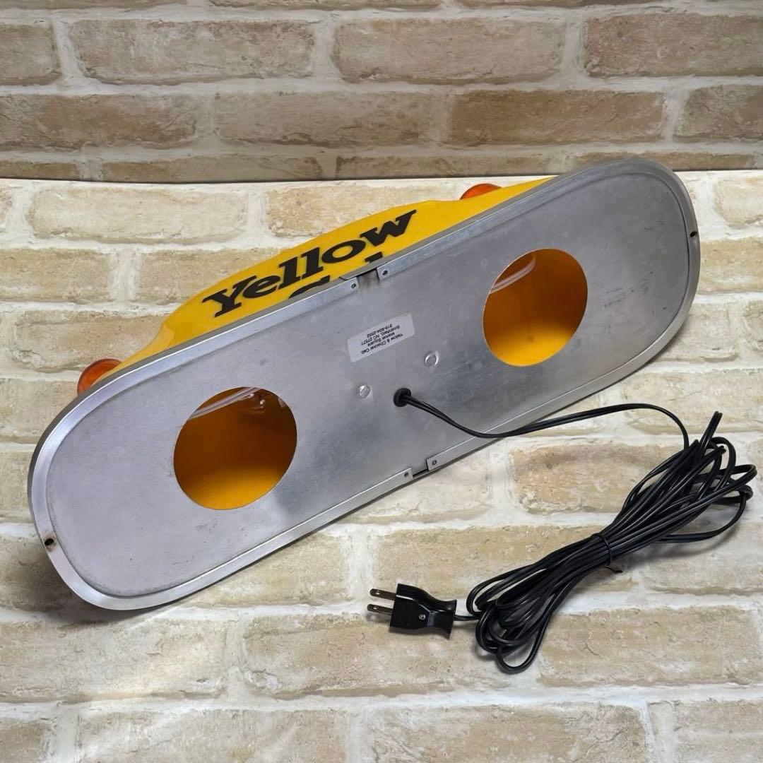 Yellow Cab Taxi ルーフサイン　US雑貨　イエローキャブ