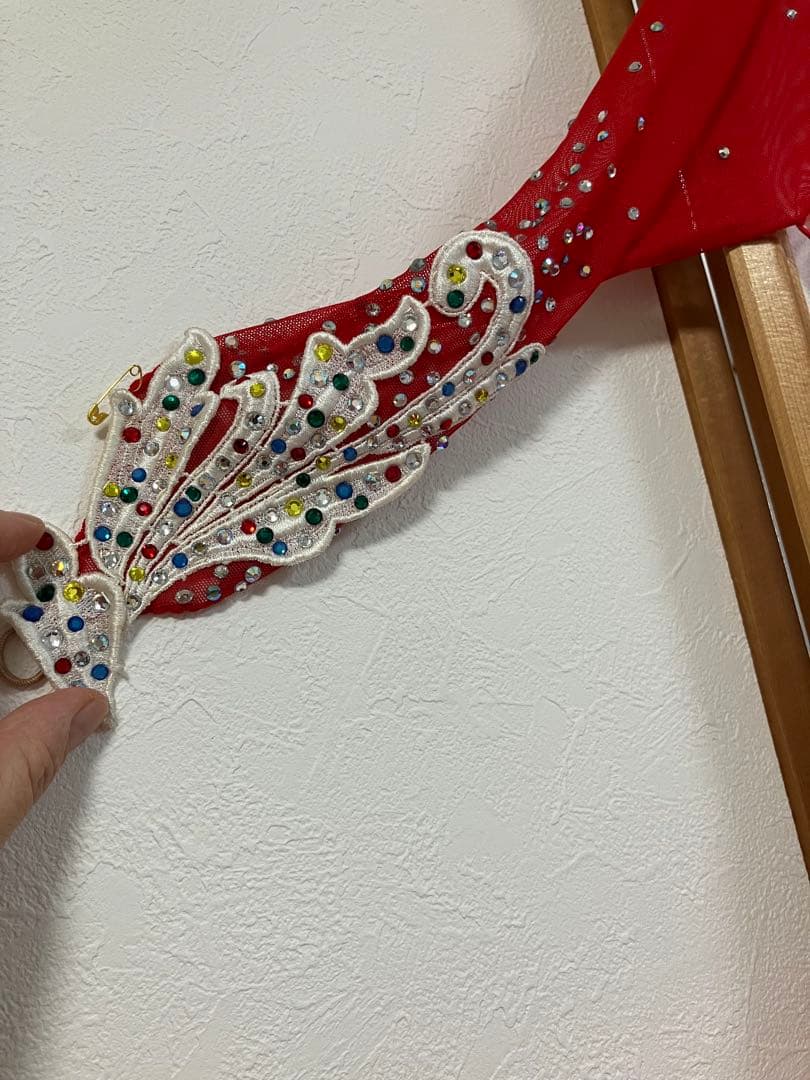 社交ダンスドレス レッスンウェア　発表会 パティー　ミニデモ　S ～M