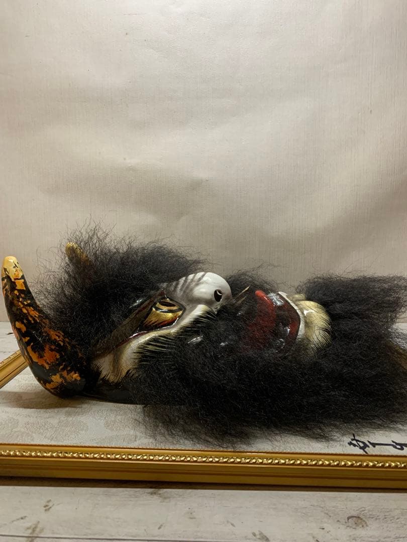 石見神楽面　作家　太田幸生　童子　般若　伝統工芸品　郷土工芸　魔除け　鬼面　額