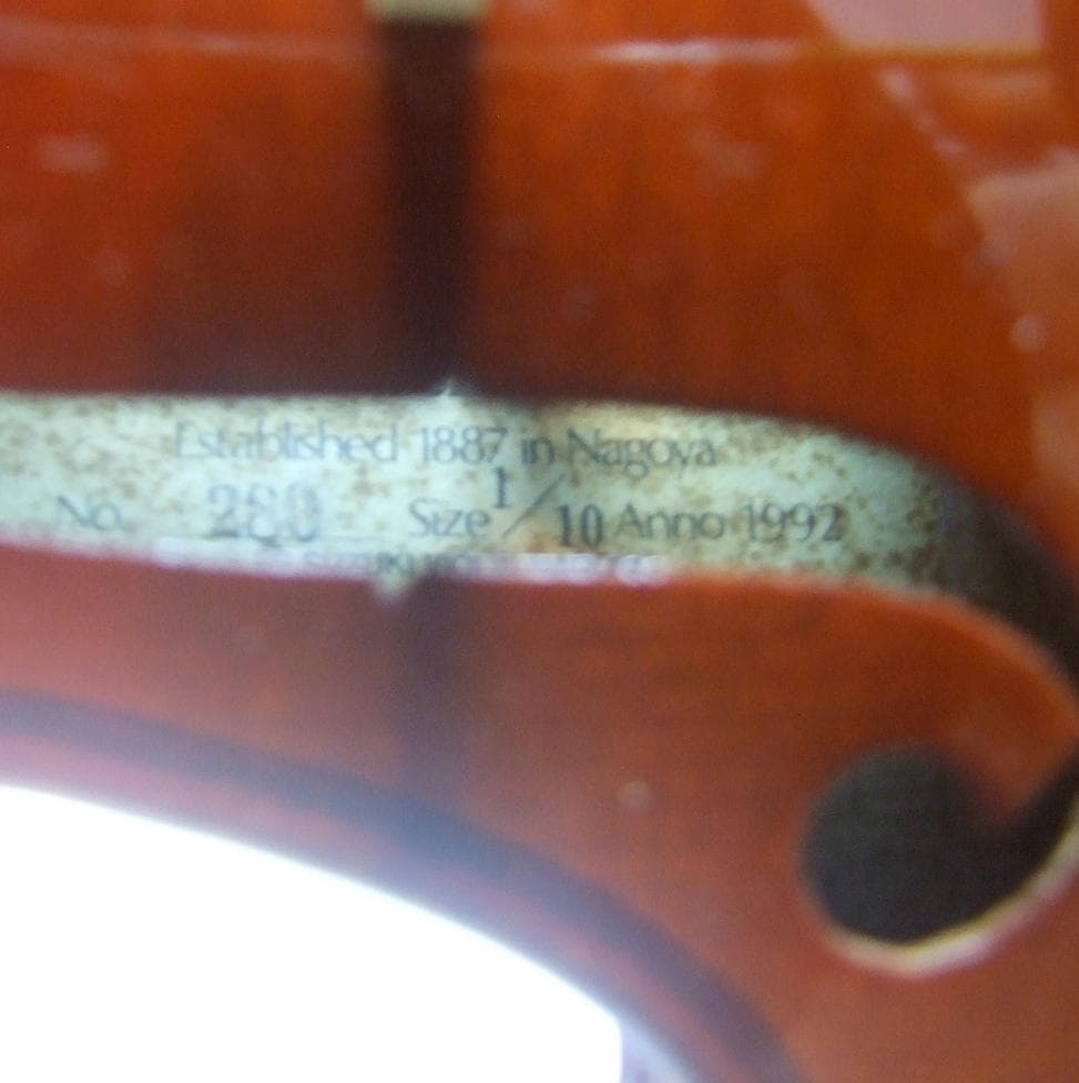 鈴木バイオリン 1/10 No280 1992年 弓 ケース メンテ済