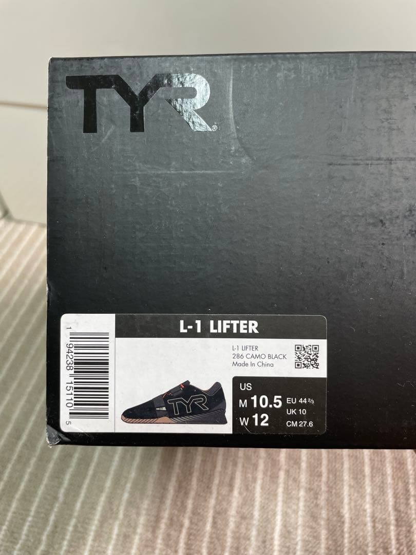 【超美品】TYR リフティングシューズ L-1 Lifter カモフラージュ