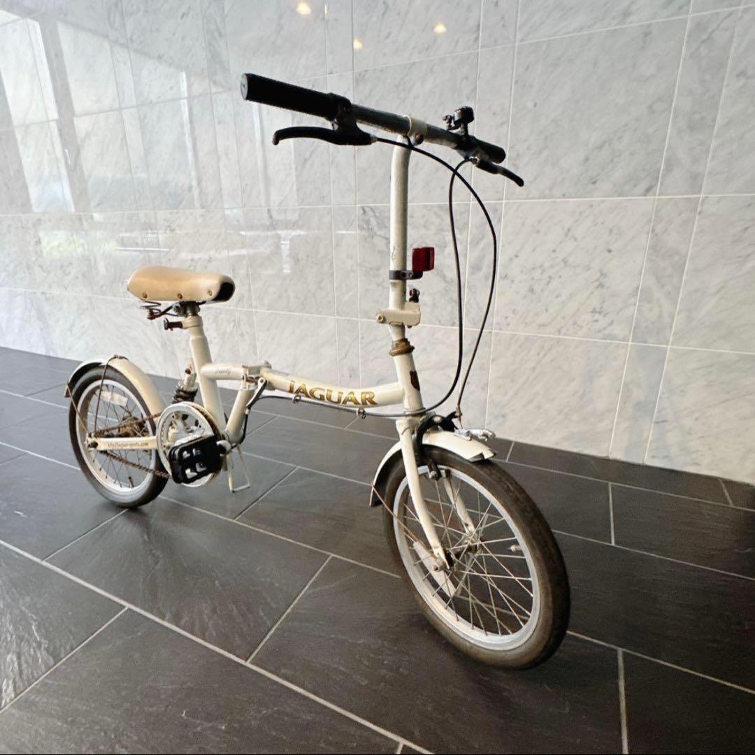 JAGUAR ジャガー 折りたたみ自転車 ホワイト
