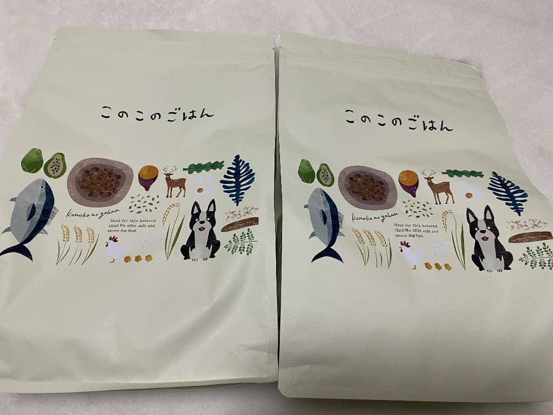 コノコトトモニ このこのごはん1kg×2袋 小型犬用ドッグフード